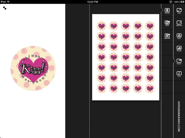 Button Badge Maker HD - with PDF and AirPrint Options5screenshot