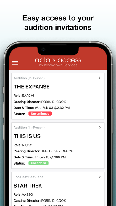 Actors Access4screenshot