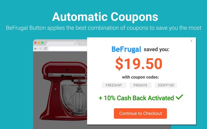 BeFrugal: Coupons & Cash Back2screenshot