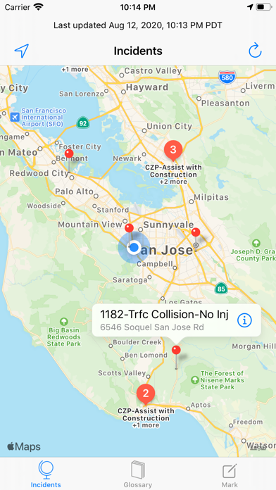 CHP Incidents1screenshot