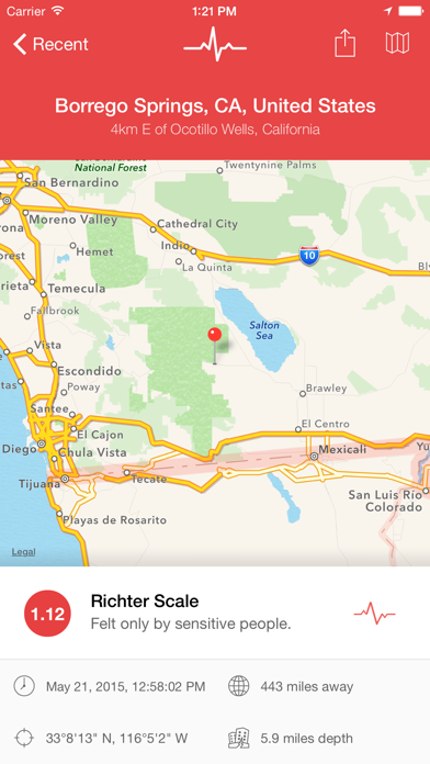 My Earthquake Alerts Pro1screenshot