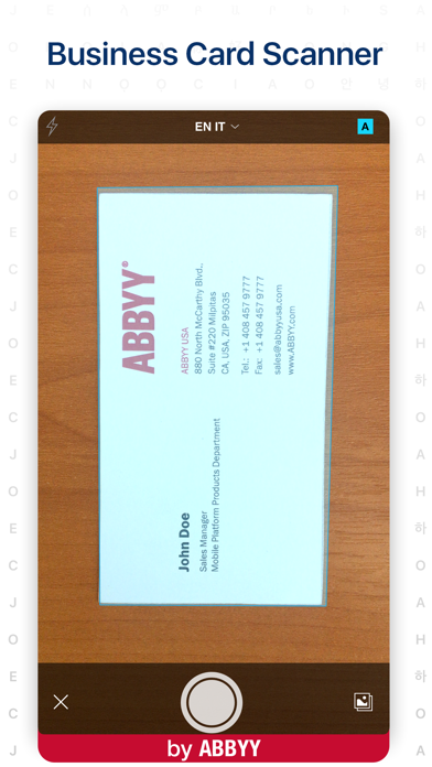 ABBYY Business Card Reader Pro1screenshot