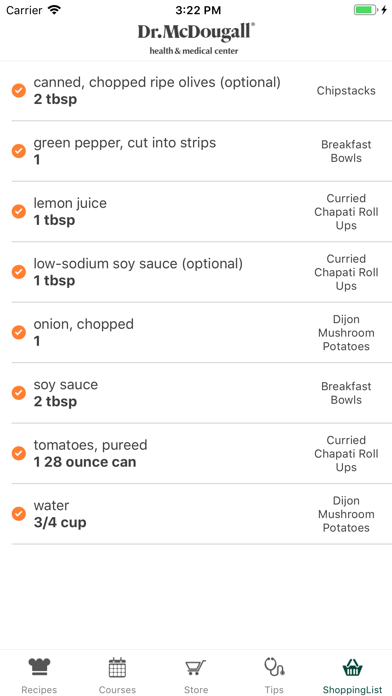 Dr. McDougall Mobile Cookbook6screenshot