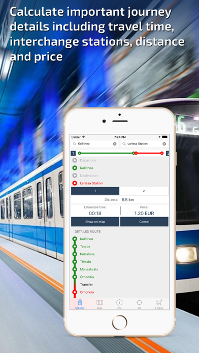 Athens Subway Guide and Route Planner3screenshot