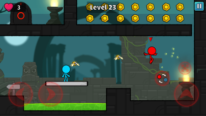 Red and Blue Stickman 25screenshot