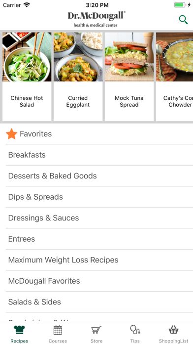 Dr. McDougall Mobile Cookbook1screenshot