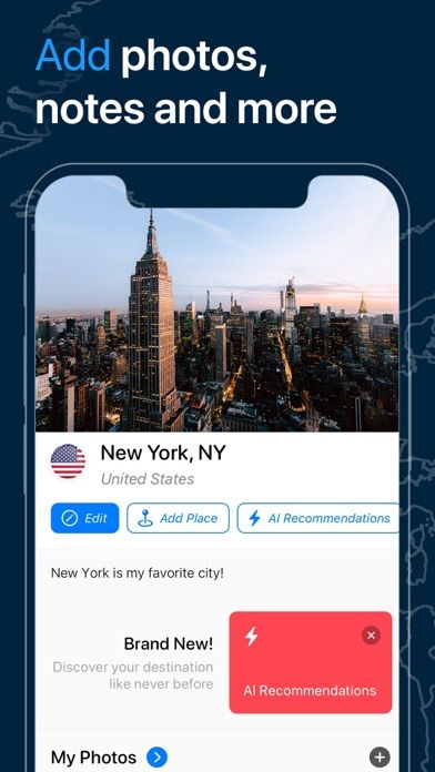 Pin Traveler: Travel Tracker5screenshot