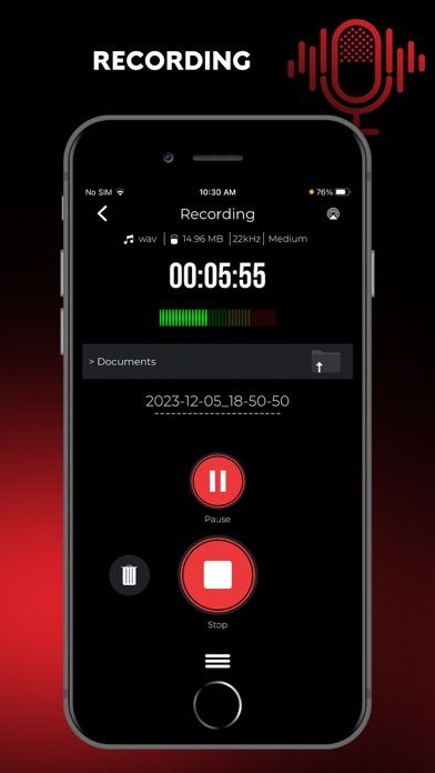 Audio Recorder Pro and Editor3screenshot