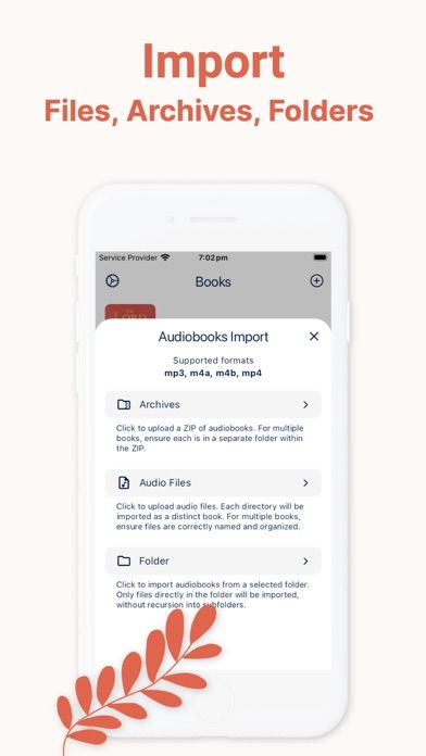 BookPlayer: MP3/M4B/M4A/MP44screenshot