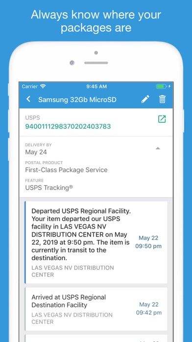 Packages - Track Your Parcels2screenshot