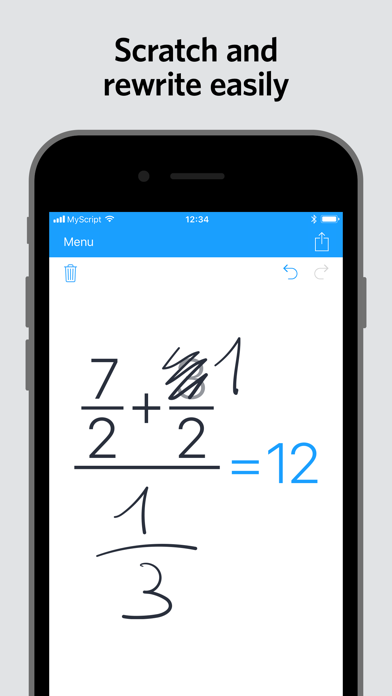 MyScript Calculator2screenshot