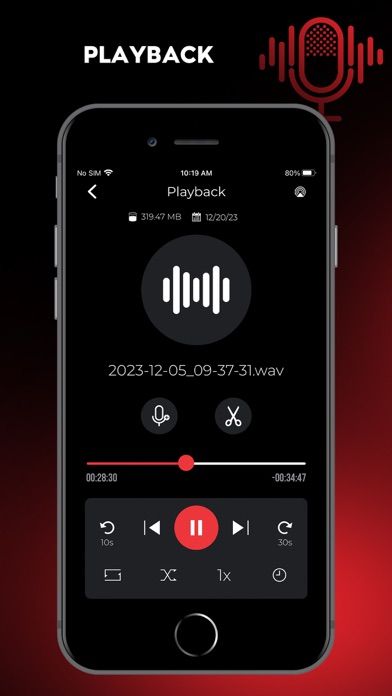 Audio Recorder Pro and Editor4screenshot