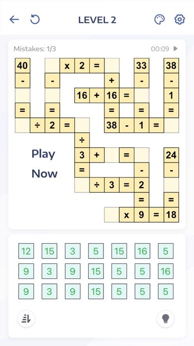 Crossmath - Math Puzzle Games2screenshot