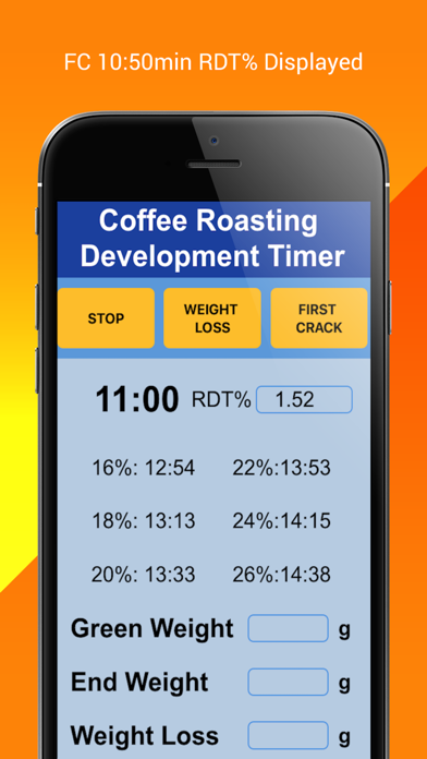 Coffee Roasting RDT Timer2screenshot