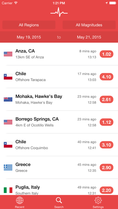 My Earthquake Alerts Pro2screenshot
