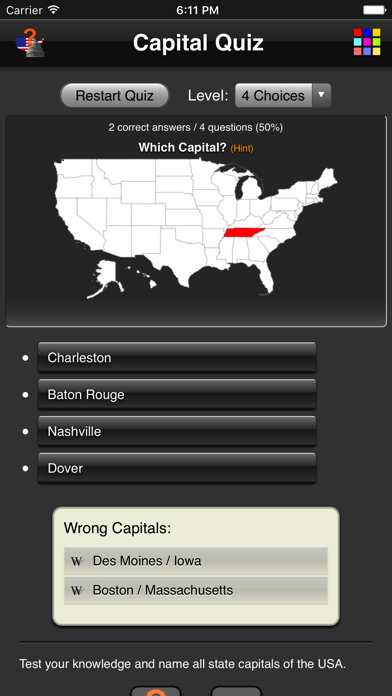 Capital Quiz1screenshot