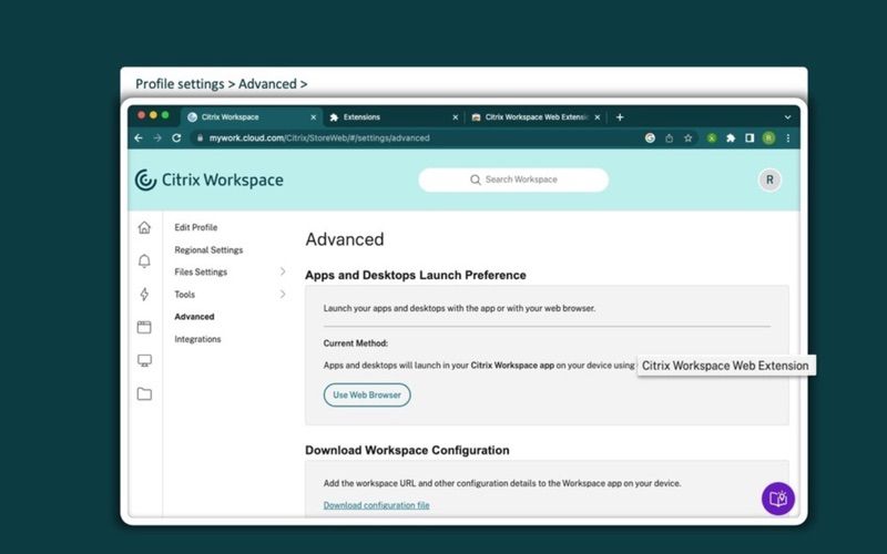 Citrix Workspace Web Extension3screenshot