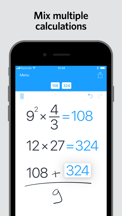 MyScript Calculator4screenshot