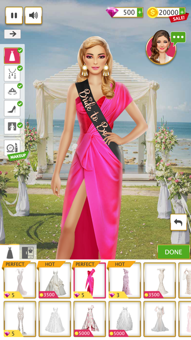 Super Wedding Dress Up Stylist5screenshot