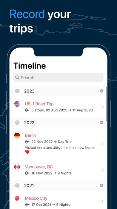Pin Traveler: Travel Tracker9screenshot