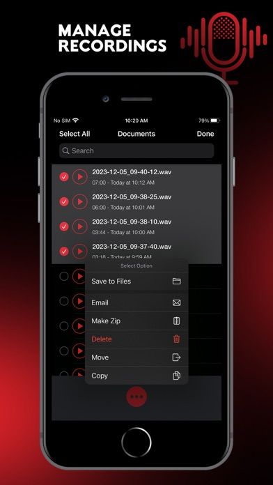 Audio Recorder Pro and Editor7screenshot