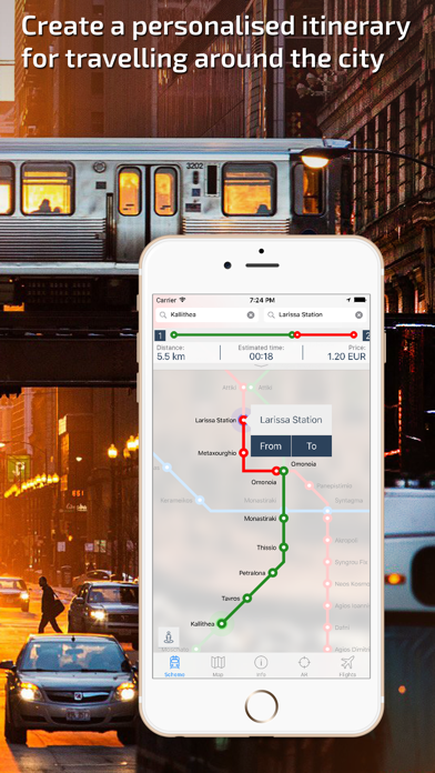 Athens Subway Guide and Route Planner2screenshot