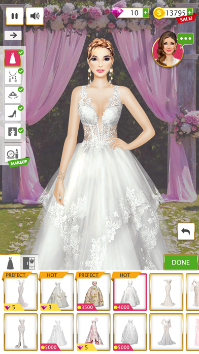 Super Wedding Dress Up Stylist7screenshot