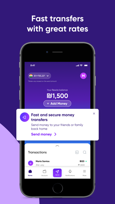 Rewire: Transfer Money Abroad8screenshot